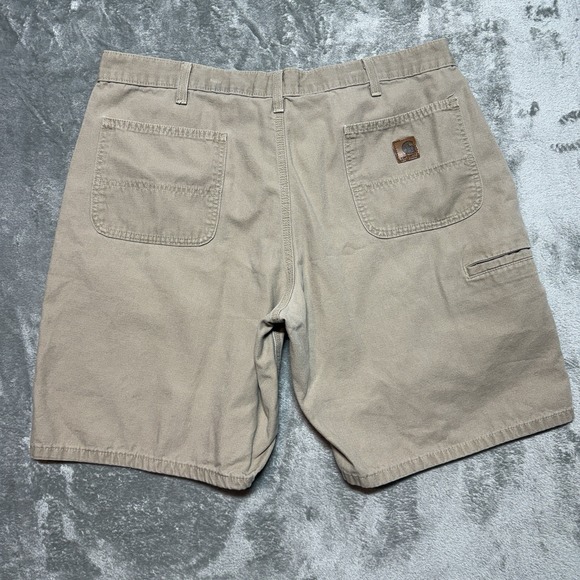 Carhartt Other - VTG Carhartt B203 GKH Carpenter Shorts Mens 40 Khaki Canvas Workwear 00s